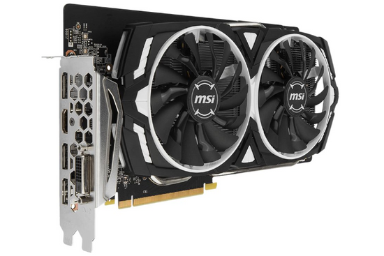 Grafická karta MSI GeForce GTX 1060 ARMOR 6GB GDDR5 Vysoký profil