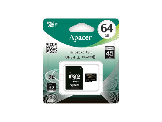 Neu WiFi PTZ Smart Kamera 4Mpx FHD Vollfarbe Nachtsicht IP65 Spectra 200 Encore View + 64GB Apacer Secure Digital Karte microSDXC Speicherkarte