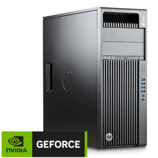 HP WorkStation Z440 E5-1620v3 4x3,5GHz | 16GB | 480SSD | Grafická karta GeForce GTX 1650 4GB | Windows 10 Professional | Klávesnice | Myš | Kabeláž