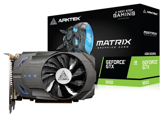 Arktek Matrix GeForce GTX 1650 4GB GDDR6 Graphics Card High Profile