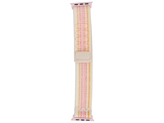 New GlacierX Grip Strap Nylon Sunset Blossom band for Apple Watch 38/40/41mm Yellow-Pink