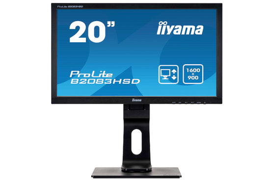 Moniteur IIYAMA B2083HSD 20" LED 1600x900 DVI D-SUB Noir Classe A