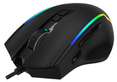 Neue Gaming-Maus Triadyn Play DEIMOS 12800 DPI Instant A825 für Spieler mit LED-Beleuchtung HUANO Schwarz
