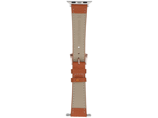 Nueva correa para smartwatch GlacierX Textured Leather Brown para Apple Watch 38/40/41mm Marrón