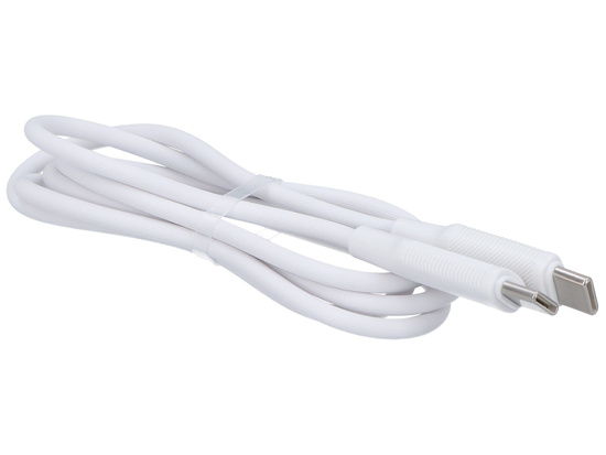 Nouveau câble Encore Energy 2x USB-C câble PD pour chargement et transfert de données 100 cm blanc 60W MD-60CC1W