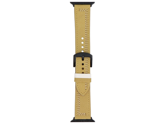 Nouvelle sangle pour smartwatch GlacierX Leather Seam Avocado Green dédiée à l'Apple Watch 42/44/45/49mm