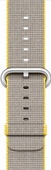 Bracelet original Apple Watch Nylon Jaune / L.Gray 38mm dans un emballage scellé.