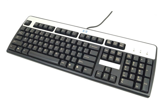 Teclado Original HP KU-0316 USB QWERTY de Oficina