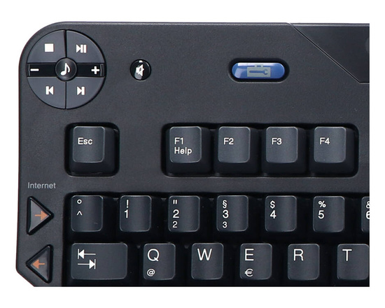 NEUE Lenovo Enhanced SK-8815 USB Multimedia Tastatur QWERTZ + Aufkleber