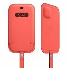 Originale Apple Nuova custodia in pelle iPhone 12 Mini Pink Citrus