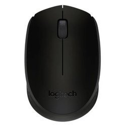 Neue Logitech B170 Optische Kabellose Maus Schwarz 1000DPI USB-Empfänger