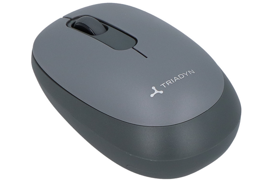 Nouvelle souris sans fil de bureau Triadyn SAO 2.4GHz Bluetooth 1600DPI grise
