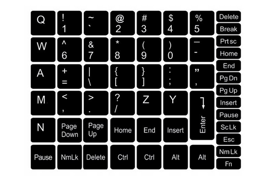 Tastiera HP SmartCard KUS0133 USB QWERTY (etichette)