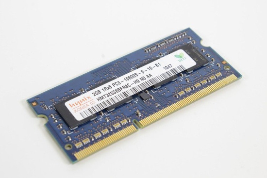 Оперативна пам'ять для ноутбуків HYNIX 2GB DDR3 1333MHz PC3-10600s SODIMM після випуску