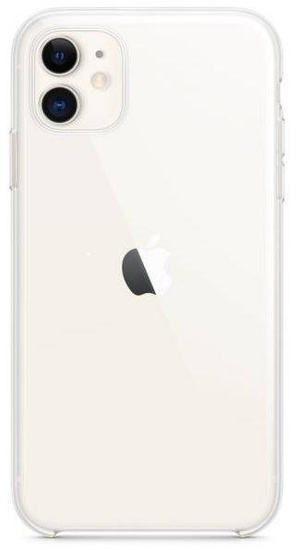 Véritable cas silicone Apple iPhone 11 Clair