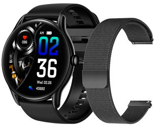 Новий смарт-годинник GlacierX Sphere Black + браслет mesh GX-SC36 BM