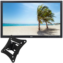 Moniteur LG 24MB37PM 24" LED 1920x1080 IPS VGA DVI Noir BP Classe A + Support VESA