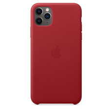 Originale Caso Apple Pelle iPhone 11 Pro Max Rosso