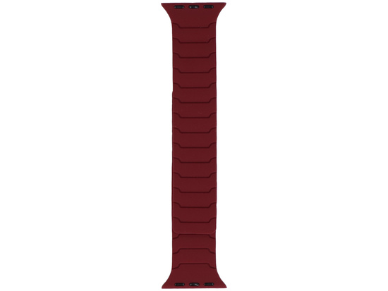 Nový pásek na smartwatch GlacierX Silicone Magnetic ExoStripe Burgundy pro Apple Watch 38/40/41mm Bordový