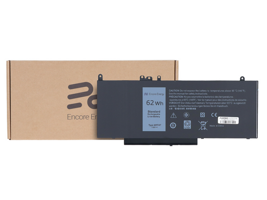 Batterie neuve Encore Energy pour Dell Latitude E5470 E5270 E5570 E5750 62Wh 7.6V 8100mAh 6MT4T