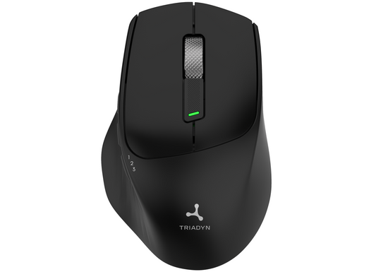 Nouvelle Souris Bureau Sans Fil Triadyn GANYMEDE PRO Bluetooth 2.4 GHz 1600 DPI Noire