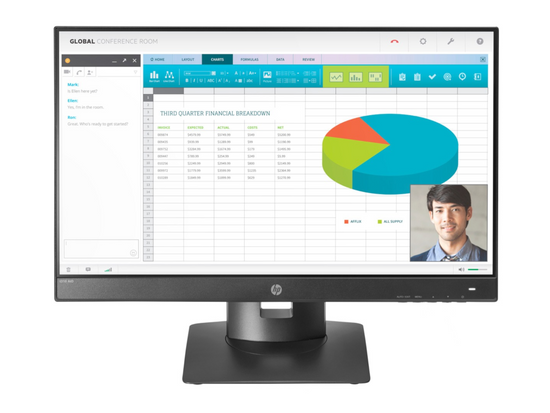 Ordinateur Terminal HP t310 All-in-One G2 Zero Client TERA2321 32MB/512MB 24'' FHD