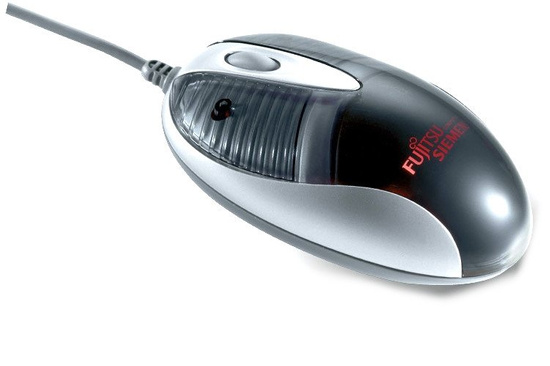 FUJITSU Wizard 5007 USB-Maus mit optischem Kabel