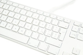 Klávesnice Apple Wired Keyboard A1243 USB QWERTY SWE + Nálepky