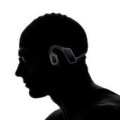 Nová vodotěsná Bluetooth sluchátka s kostním vedením Occamo SwimBeat na bazén pro plavání IP68 černá