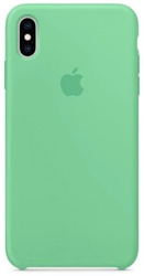 Nuovo Originale silicone Custodia Apple iPhone XS Max Spearmint