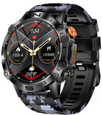 Neuer Smartwatch GlacierX Tactical Black Camo GX-TC59