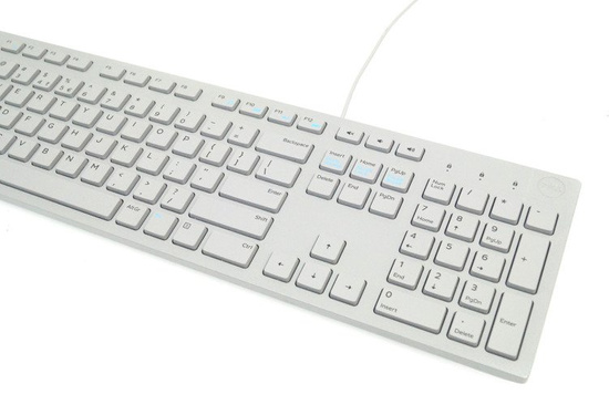 Klávesnice Dell QuietKey KB216 Drátová Šedá QWERTY +nálepky