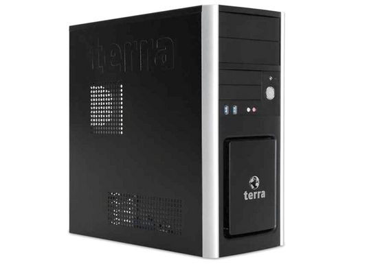 Terra Tower PC i3-8100 4x3.6GHz 8GB 480GB SSD Windows 11 Home desktop computer