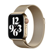 Originál Řemínek Apple Watch Milanese Loop Strap Silver 40mm z nerezové oceli Gold