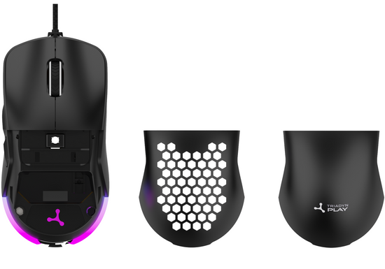 Nouvel ensemble Triadyn TRITON Clavier de jeu TARVOS RGB Anti-Ghosting QWERTY et souris TELESTO 12800 DPI HUANO Logiciel pour joueur