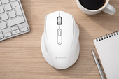 Nuovo Mouse Wireless da Ufficio Triadyn GALATEA 2.4GHz 3200DPI Bianca