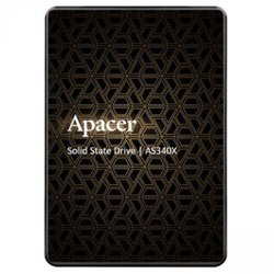 Новий диск SSD Apacer AS340X 240GB SATA III 2.5" (550/520 МБ/с) 7мм, TLC