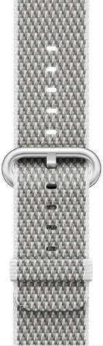 Cinturino originale Apple Watch in nylon intrecciato bianco 38mm in confezione sigillata.