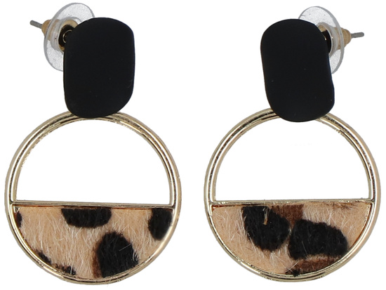 Black Hoop Earrings