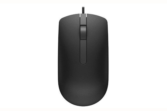 Nuovo DELL MS116 LED Optical Mouse USB 1000dpi Nero +box