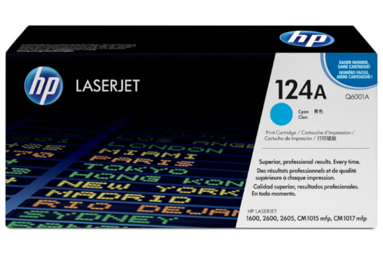 New HP Q6001A 124A Cyan Toner