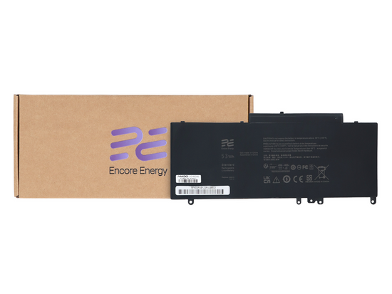 Neuer Encore Energy Akku für Dell Latitude E5450 E5550 53Wh 7.6V 6970mAh G5M10