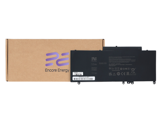 Batteria nuova Encore Energy per Dell Latitude E5450 E5550 53Wh 7.6V 6970mAh G5M10
