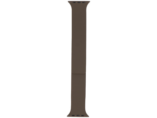 Armband für Smartwatch GlacierX Silikon glatt strukturiert magnetisch Olivgrau für Apple Watch 42/44/45/49mm Grau-Olivgrün