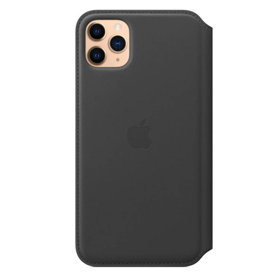 Original Leather Case Apple Iphone 11 Pro Max Leather Folio Black
