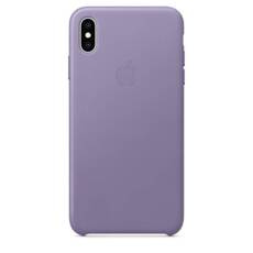 Originál Kožený Pouzdro Apple iPhone XS Max Liliac