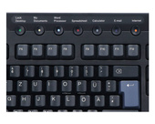 НОВА Клавіатура Lenovo Enhanced SK-8815 USB Мультимедійна QWERTZ +Наклейки