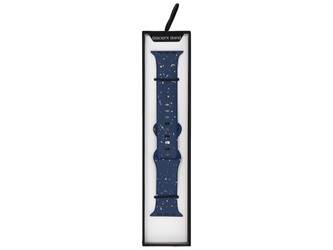 Nuovo cinturino per smartwatch GlacierX Silicone Pin&Loop Band Navy Sprinkle per Apple Watch 42/44/45/49mm Blu