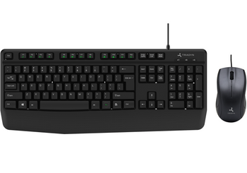 Neues Bürosatz Triadyn RHEA Tastatur ELARA QWERTY und Maus DIONE 1200 DPI für Büro, Arbeit, Schule