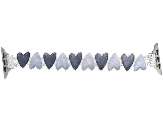 Nueva pulsera para smartwatch GlacierX Gleam Sweetheart Stretch Bracelet Ocean Blue para Apple Watch 38/40/41mm Azul.